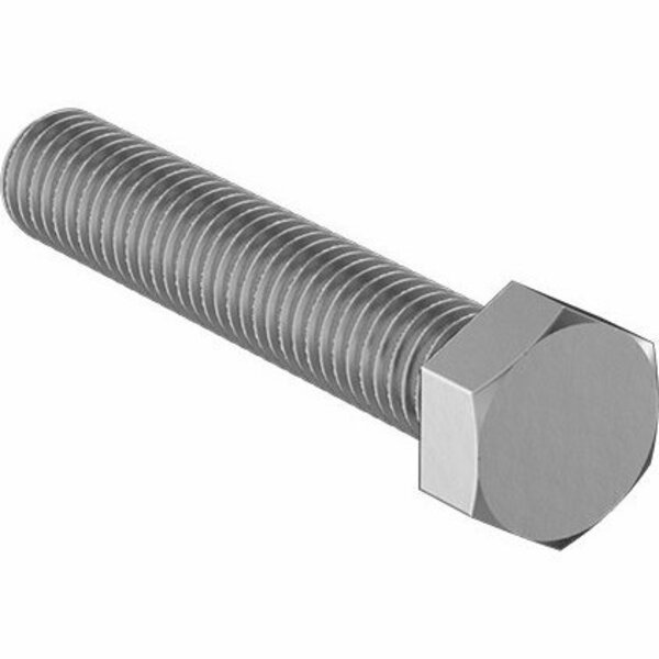 Bsc Preferred 18-8 Stainless Steel Hex Head Screw 1/2-13 Thread Size 2-3/4 Long Fully Threaded, 5PK 92240A723